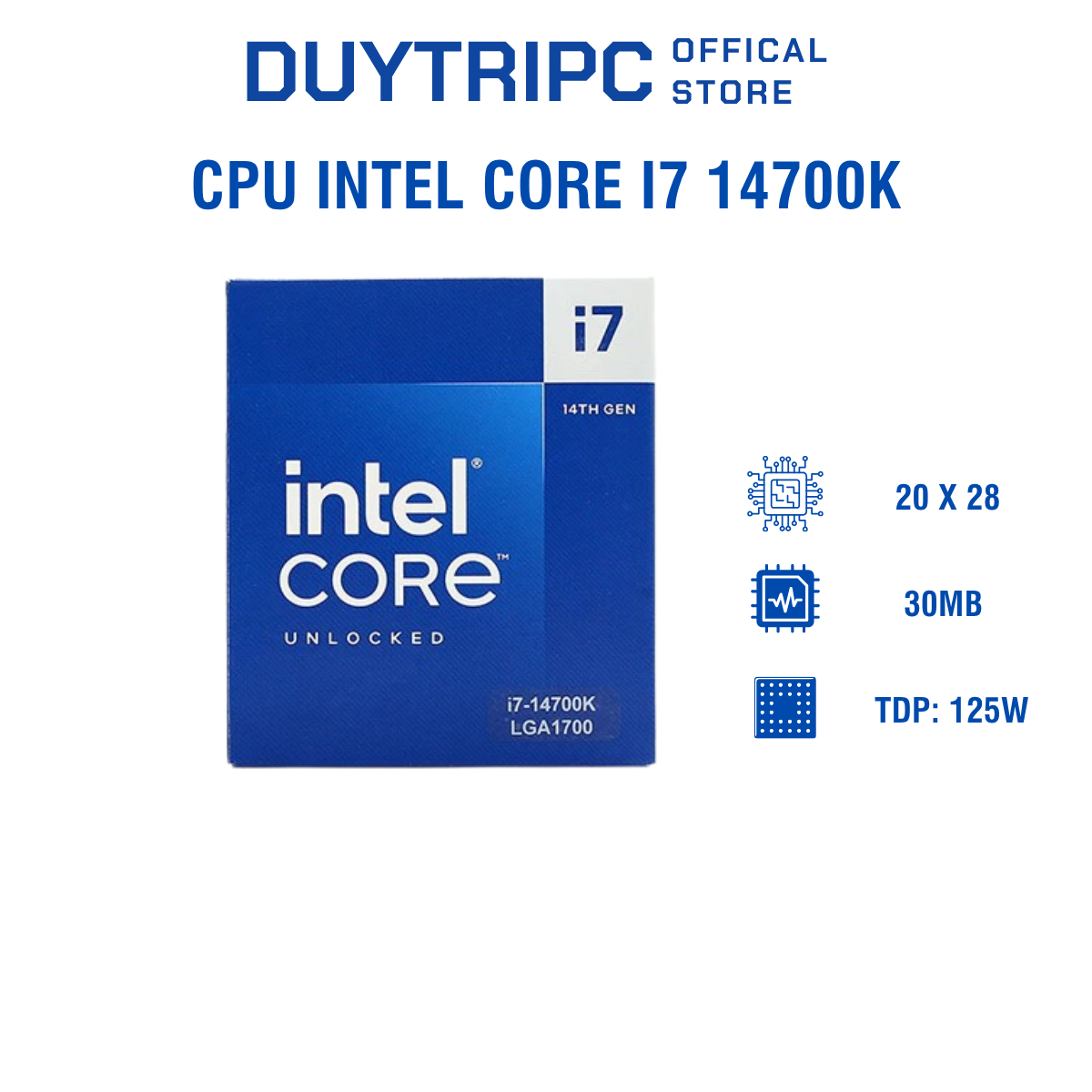 CPU Intel Core i7 14700K